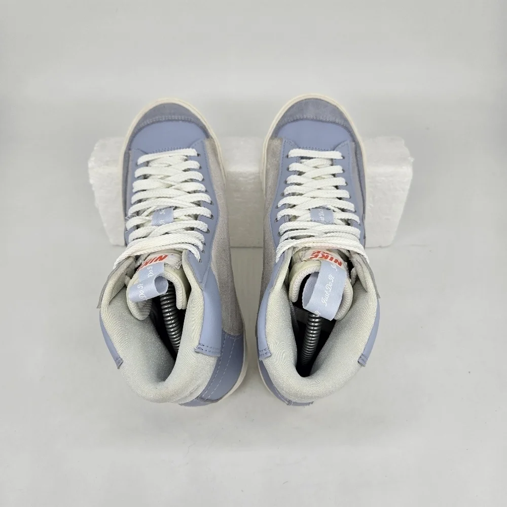Nike Blazer Mid '77 Dance 'Blue Whisper Grey' Kids Shoes Size 4.5Y